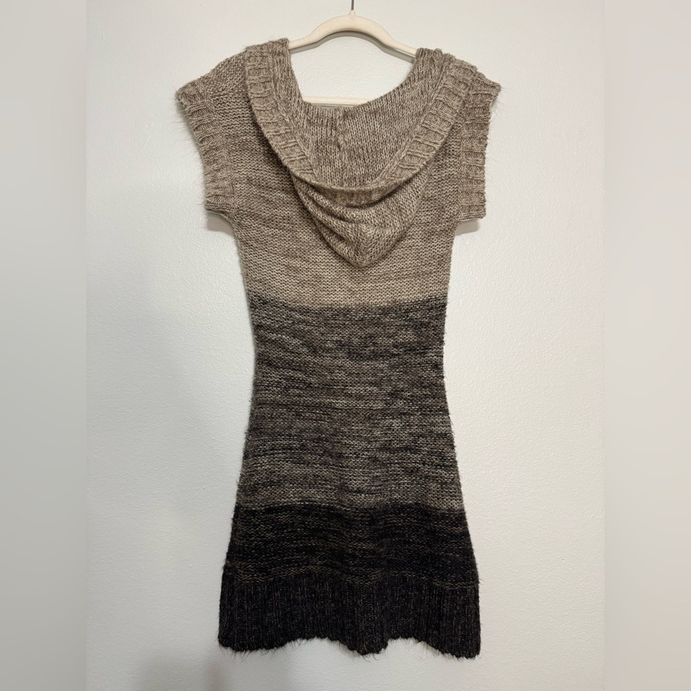Kiss It y2k Hooded Sweater Mini Dress - Picture 4 of 4